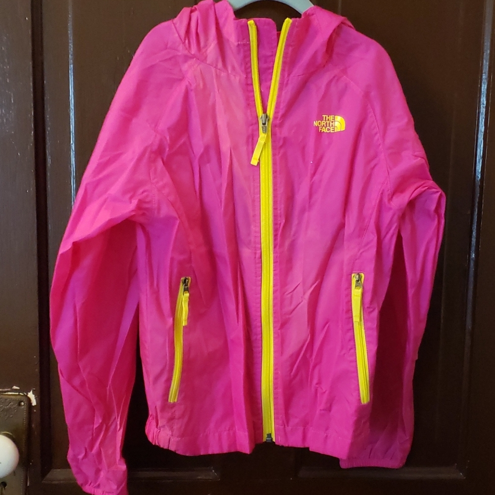 Girls North Face Hooded Windbreaker